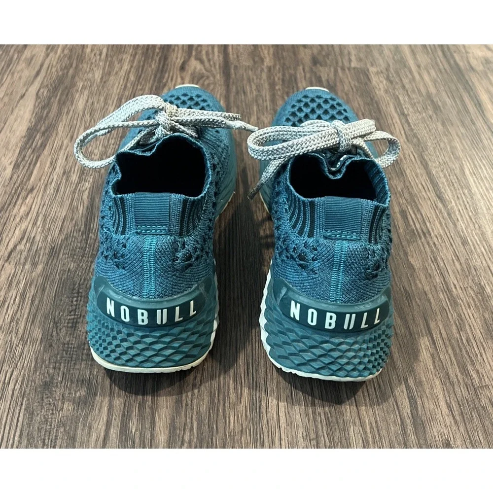 NOBULL Allday Womens Size 8 Shoes Deep Teal Knit Training CrossFit Workout Gym